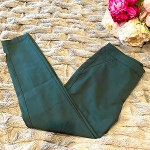 WHBM Green Skinny Ankle Pants